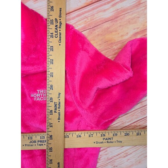 The North Face Womens Pink Fuzzy Full-Zip Jacket Medium - Picture 10 of 10
